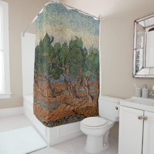 Vincent van Gogh - Olive Grove Shower Curtain