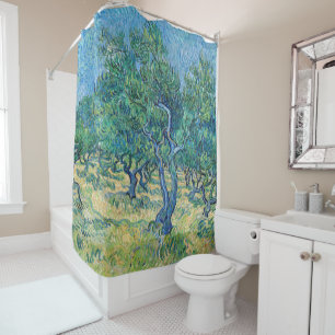 Vincent van Gogh - Olive Grove Shower Curtain