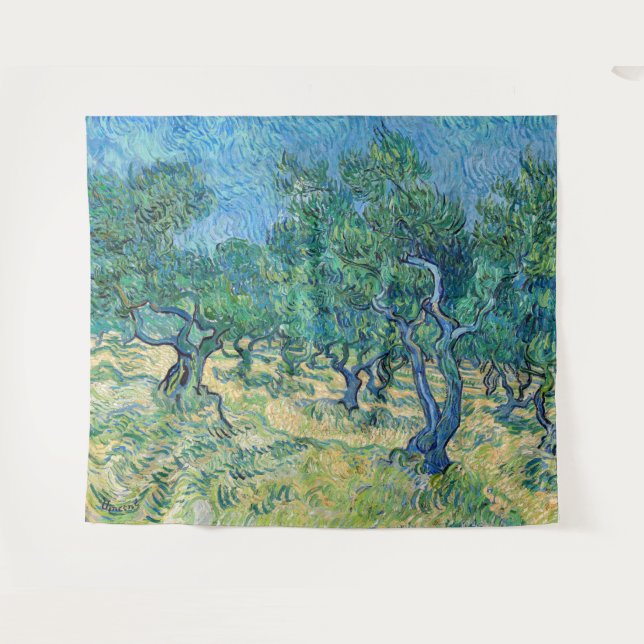 Vincent van Gogh - Olive Grove Tapestry (Front (Horizontal))