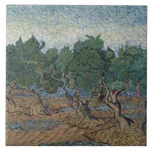 Vincent van Gogh - Olive Grove Tile