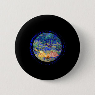 Vincent Van Gogh olive Orchard' Camping Graphic Fo 6 Cm Round Badge