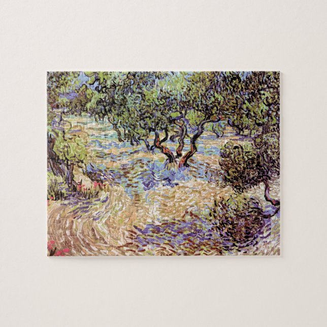 Vincent Van Gogh - Olive Orchard Fine Art Jigsaw Puzzle (Horizontal)