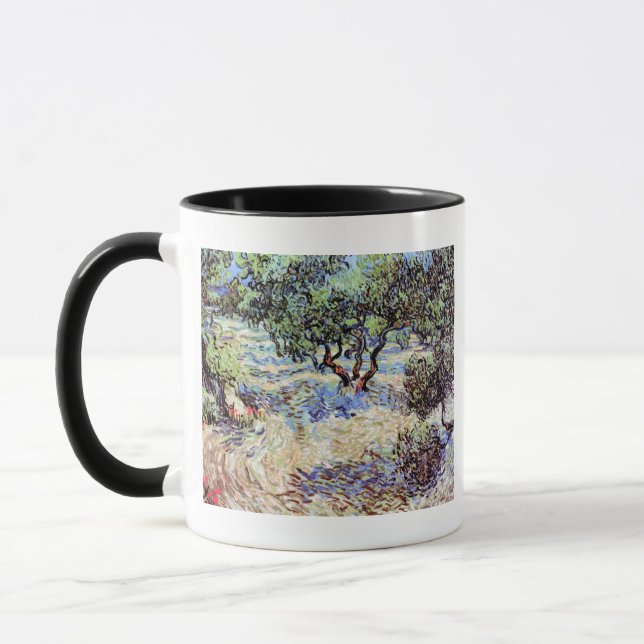 Vincent Van Gogh - Olive Orchard Fine Art Mug (Left)