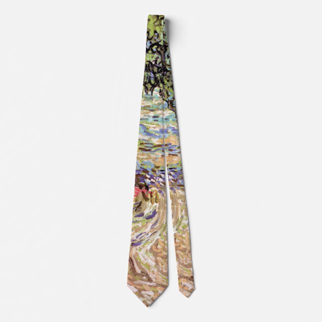 Vincent Van Gogh - Olive Orchard Fine Art Tie (Front)