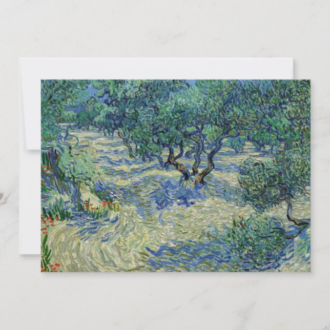 Vincent van Gogh - Olive Orchard Invitation (Front)