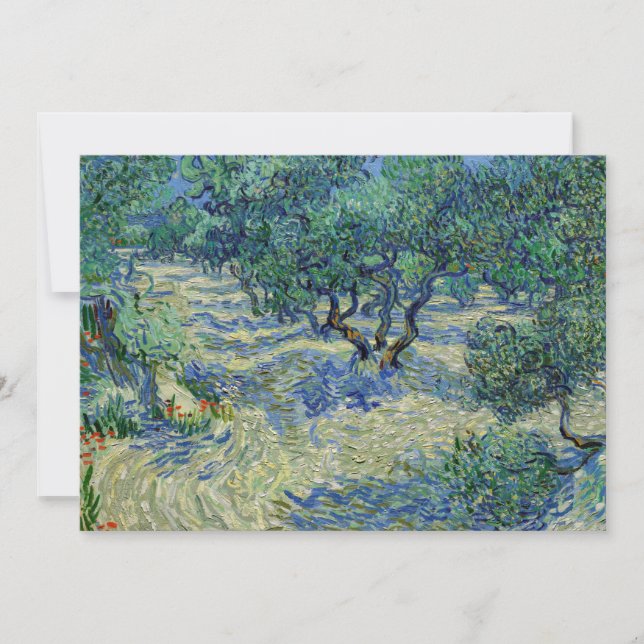 Vincent van Gogh - Olive Orchard Thank You Card (Front)