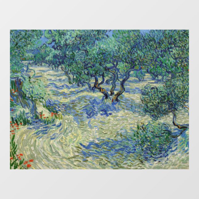 Vincent van Gogh - Olive Orchard Window Cling (Sheet)