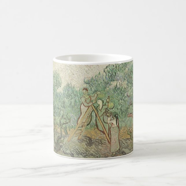 Vincent van Gogh - Olive Picking Coffee Mug (Center)