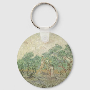 Vincent van Gogh - Olive Picking Key Ring