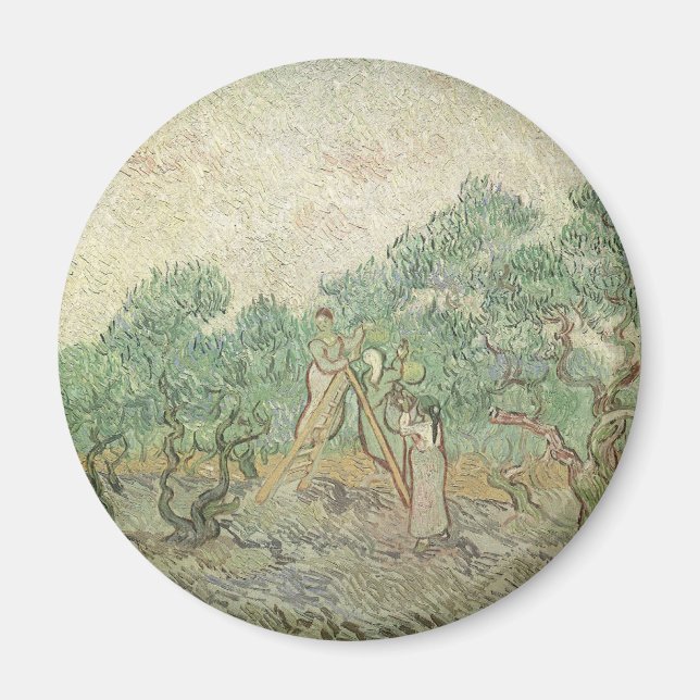 Vincent van Gogh - Olive Picking Magnet (Front)
