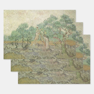 Vincent van Gogh - Olive Picking Wrapping Paper Sheet