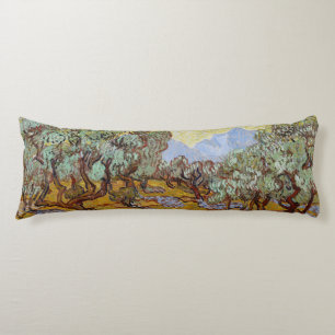 Vincent van Gogh Olive Trees, 1889 Body Cushion