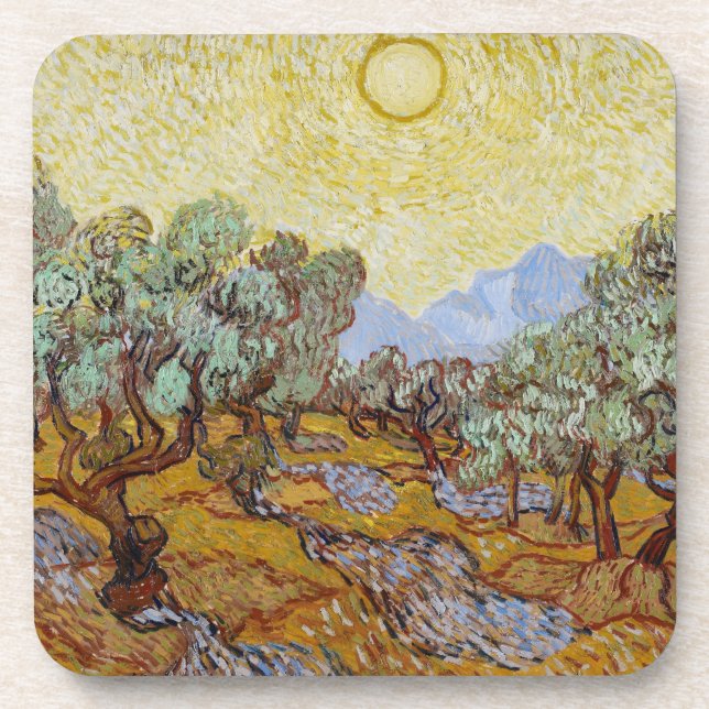 Vincent van Gogh | Olive Trees, 1889 Coaster (Front)