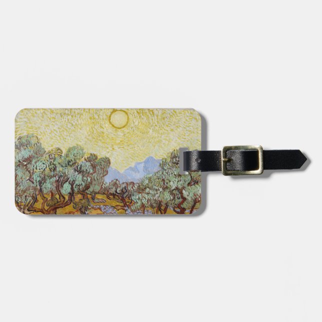 Vincent van Gogh | Olive Trees, 1889 Luggage Tag (Front Horizontal)