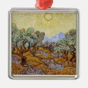 Vincent van Gogh Olive Trees, 1889 Metal Tree Decoration