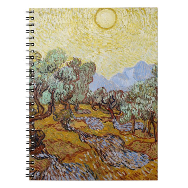 Vincent van Gogh | Olive Trees, 1889 Notebook (Front)