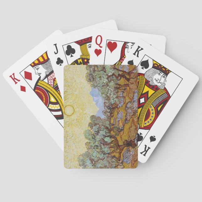 Vincent van Gogh | Olive Trees, 1889 Playing Cards (Back)