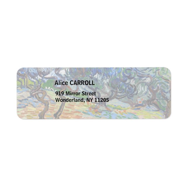 Vincent van Gogh - Olive Trees: Bright blue sky (Front)