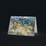 Vincent van Gogh - Olive Trees: Bright blue sky Card<br><div class="desc">Olive Trees: Bright blue sky - Vincent van Gogh,  1889</div>