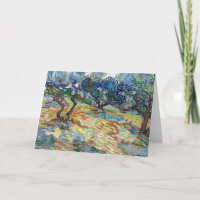 Vincent van Gogh - Olive Trees: Bright blue sky