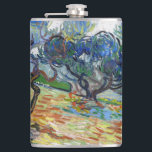 Vincent van Gogh - Olive Trees: Bright blue sky Hip Flask<br><div class="desc">Olive Trees: Bright blue sky - Vincent van Gogh,  1889</div>