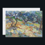 Vincent van Gogh - Olive Trees: Bright blue sky Invitation<br><div class="desc">Olive Trees: Bright blue sky - Vincent van Gogh,  1889</div>