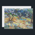 Vincent van Gogh - Olive Trees: Bright blue sky Invitation<br><div class="desc">Olive Trees: Bright blue sky - Vincent van Gogh,  1889</div>
