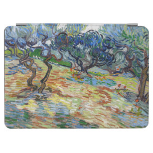 Vincent van Gogh - Olive Trees: Bright blue sky iPad Air Cover