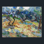 Vincent van Gogh - Olive Trees: Bright blue sky Poster<br><div class="desc">Olive Trees: Bright blue sky - Vincent van Gogh,  1889</div>