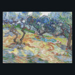 Vincent van Gogh - Olive Trees: Bright blue sky Tablecloth<br><div class="desc">Olive Trees: Bright blue sky - Vincent van Gogh,  1889</div>