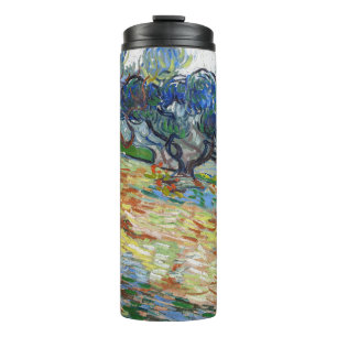 Vincent van Gogh - Olive Trees: Bright blue sky  Thermal Tumbler