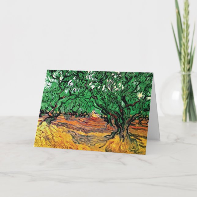 Vincent Van Gogh - Olive Trees Fine Art Card (Front)