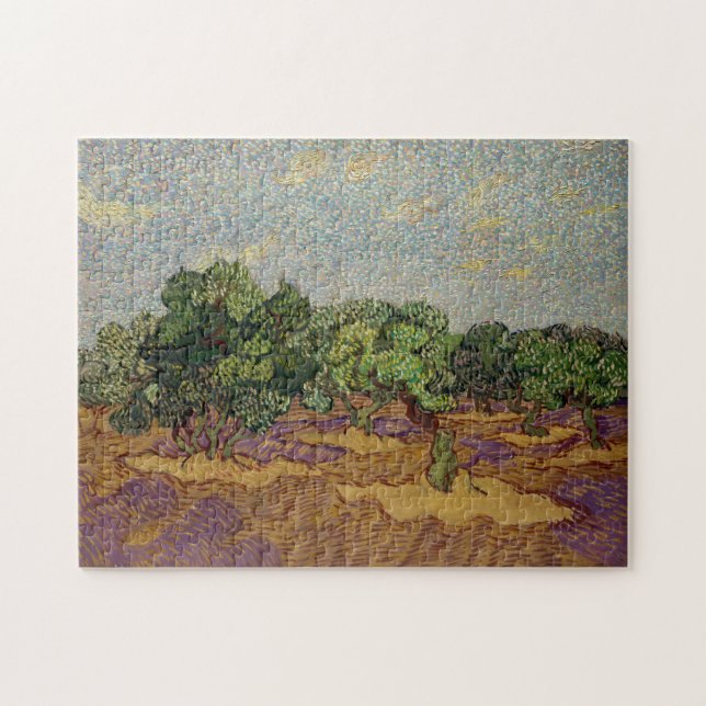 Vincent van Gogh - Olive Trees Jigsaw Puzzle (Horizontal)