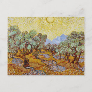 Vincent Van Gogh Olive Trees Postcard