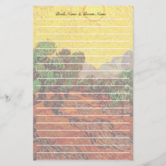 Vincent van Gogh Olive Trees Stationery