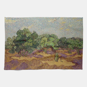 Vincent van Gogh - Olive Trees Tea Towel