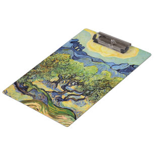 Vincent van Gogh Olive Trees, Vintage Fine Art Clipboard