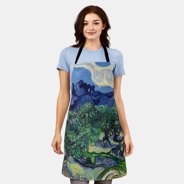 Vincent van Gogh - Olive Trees with the Alpilles Apron (Worn)
