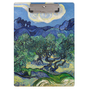 Vincent van Gogh - Olive Trees with the Alpilles Clipboard