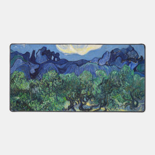 Vincent van Gogh - Olive Trees with the Alpilles Desk Mat