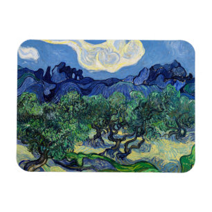 Vincent van Gogh - Olive Trees with the Alpilles Magnet
