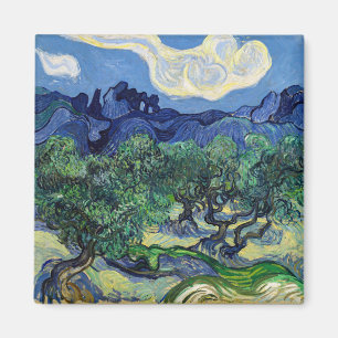 Vincent van Gogh - Olive Trees with the Alpilles Magnet