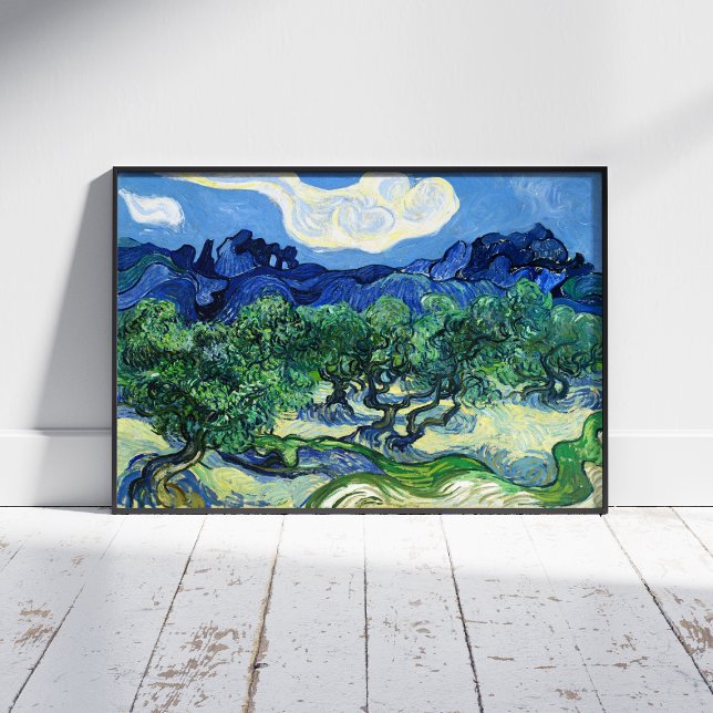 Vincent Van Gogh, Olive Trees with the Alpilles Photo Print (Creator Uploaded)
