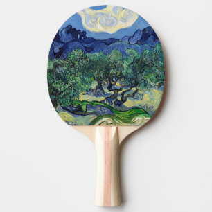 Vincent van Gogh - Olive Trees with the Alpilles Ping Pong Paddle