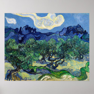 Vincent van Gogh - Olive Trees with the Alpilles Poster