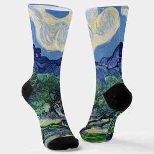 Vincent van Gogh - Olive Trees with the Alpilles Socks