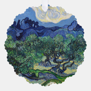 Vincent van Gogh - Olive Trees with the Alpilles Tree Decoration Card