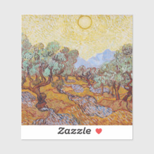 Vincent Van Gogh - Olive Trees with Yellow Sky