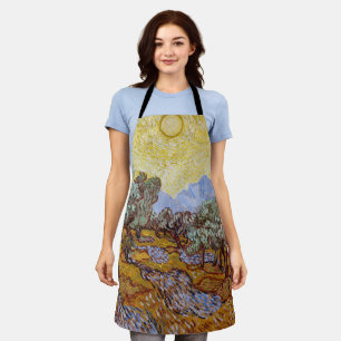 Vincent van Gogh - Olive Trees, Yellow Sky and Sun Apron