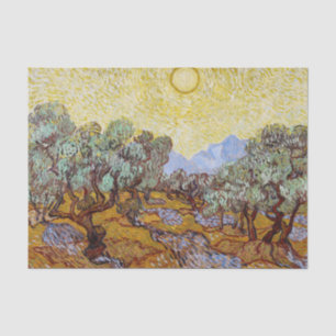 Vincent van Gogh - Olive Trees, Yellow Sky and Sun Tissue Paper